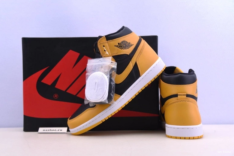 1 Jordan Black OG High Air 555088-701 Pollen Retro 0201